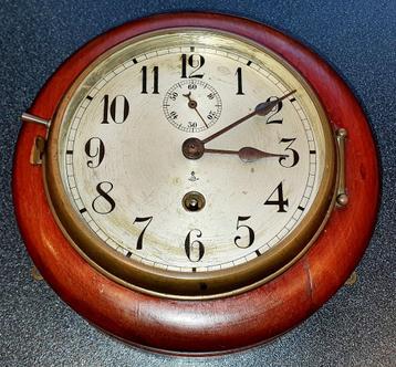 Prachtige zeldzame Gustaf Becker Marine Scheepsklok +/- 1900 beschikbaar voor biedingen