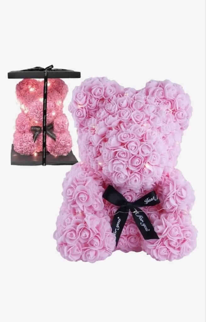 Valentijn Rozen Beer - Romantisch cadeau!, Hobby en Vrije tijd, Feestartikelen, Nieuw, Feestartikel, Valentijn of Romantisch, Ophalen of Verzenden