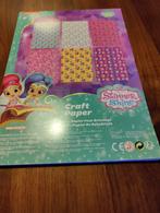 Knutselpapier Shimmer & Shine, Hobby en Vrije tijd, Knutselen, Ophalen, Zo goed als nieuw, Knutselwerk