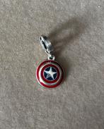 Pandora, Captain America Schild, Sieraden, Tassen en Uiterlijk, Bedels, Pandora, Ophalen of Verzenden, Zo goed als nieuw, 1 bedel