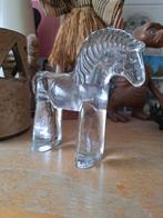 Vintage glas figuur Zweeds paardje designglas, Gebruikt, -, -, Ophalen of Verzenden