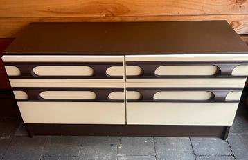 Vintage retro dressoir lage kast tv meubel