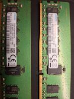 SAMSUNG DIMM DDR4 ..2 X 16GB .. 2666MHZ  alleen voor servers, Computers en Software, RAM geheugen, Ophalen, DDR4, Zo goed als nieuw