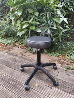 Kruk rond op wieltjes, Ophalen, In hoogte verstelbaar, Gebruikt, Kunststof