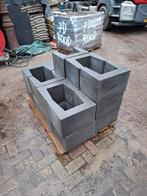 14 stuks u element antraciet, Tuin en Terras, Tegels en Klinkers, Ophalen of Verzenden, Zo goed als nieuw, Beton, Terrastegels