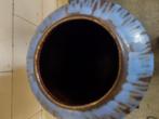 West Germany Scheurich vaas 517 38 blauw rose decor, Ophalen of Verzenden