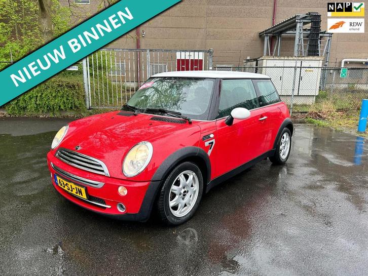 Mini Mini 1.6 Cooper Seven LEUKE AUTO EN ORIGINEEL 7 UITVOER, Auto's, Mini, Bedrijf, Te koop, Cooper, ABS, Airbags, Airconditioning