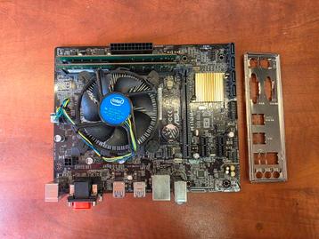 Asus H110M-K met i5-7400 Quad Core en 16GB Ddr4  beschikbaar voor biedingen