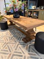Eiken Stamtafel 300x100cm, Ophalen, Eikenhout, 200 cm of meer, 50 tot 100 cm