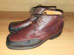 Van Bommel mt.43 rood-bruin leren schoen met rubber zool, Gedragen, Van Bommel, Ophalen of Verzenden, Bruin