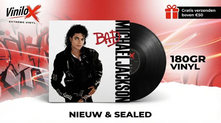 Michael Jackson – Bad | Vinyl LP | 180g Gatefold, Cd's en Dvd's, Vinyl | Pop, Nieuw in verpakking, 1980 tot 2000, 12 inch, Ophalen of Verzenden