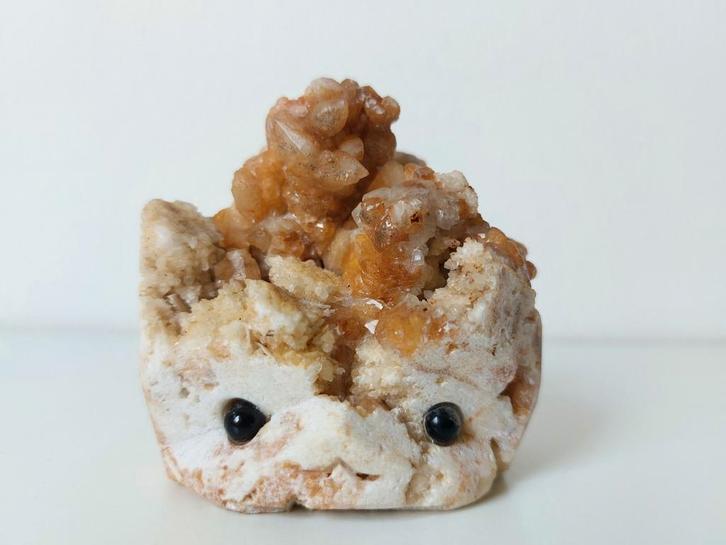 Druzy Cave Calciet - Prachtig Mineraal!, Verzamelen, Mineralen en Fossielen, Mineraal, Ophalen of Verzenden