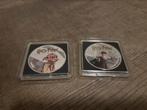 2x silver plated harry potter munten, Postzegels en Munten, Ophalen of Verzenden, Buitenland