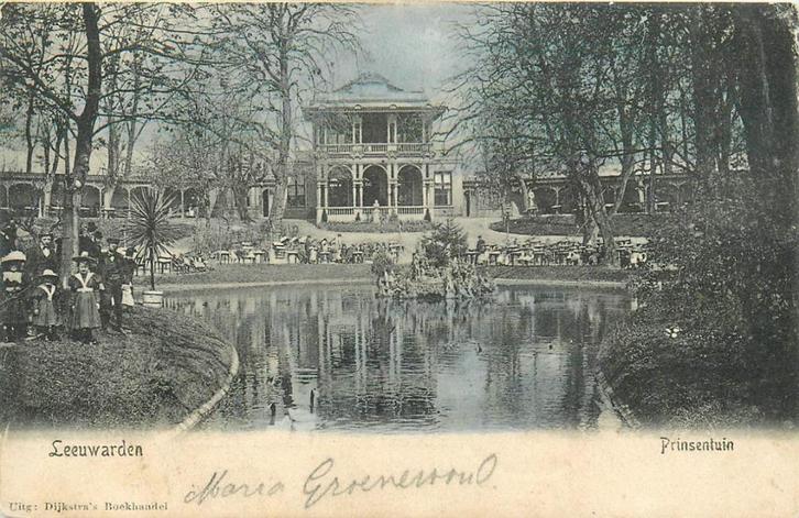 701126041 Leeuwarden Prinsentuin, Verzamelen, Ansichtkaarten | Nederland, Friesland, Voor 1920, Verzenden