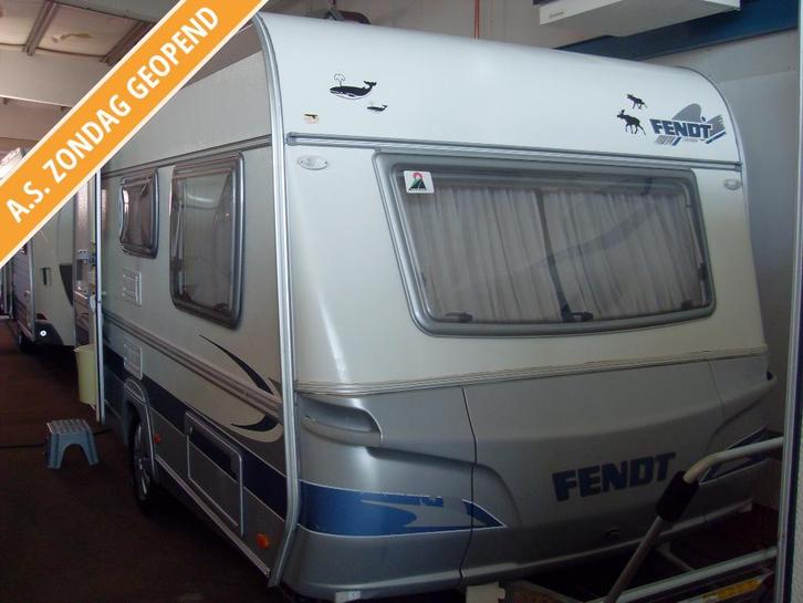 Fendt Saphir 450 QB, Caravans en Kamperen, Caravans, Bedrijf, tot en met 4, 1000 - 1250 kg, Treinzit, Fendt, Dwarsbed, Overige typen