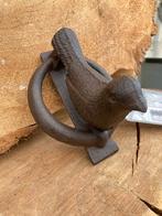 GIETIJZEREN DEURKLOPPER VOGEL NIEUW, Tuin en Terras, Tuinwanddecoratie, -, -, Nieuw, Ophalen of Verzenden