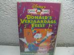 vhs 56a donald's verjaardag's feest, Cd's en Dvd's, VHS | Kinderen en Jeugd, Alle leeftijden, Ophalen of Verzenden, Gebruikt