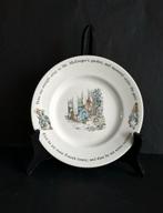 Wedgwood porseleinen kinder ontbijtbordje Peter Rabbit., Ophalen of Verzenden, Porselein, Wedgwood, Bord(en)