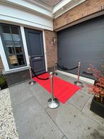 Afzet paaltjes te huur set € 30,met loper huren palen zilver, Ophalen, Zo goed als nieuw, Overige