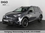 Toyota RAV4 2.5 HYBRID BLACK EDITION AUTOMAAT GARANTIE 6-202, Auto's, Toyota, Stof, Gebruikt, Bedrijf, Hybride Elektrisch/Benzine
