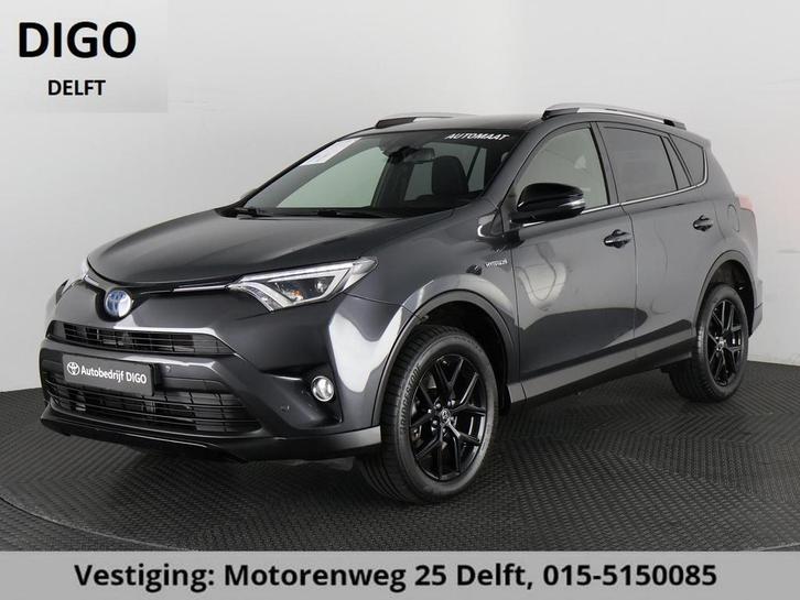 Toyota RAV4 2.5 HYBRID BLACK EDITION AUTOMAAT GARANTIE 6-202, Auto's, Toyota, Bedrijf, Te koop, Rav4, ABS, Adaptive Cruise Control