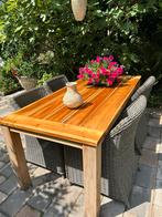 Tuintafel teakhout, Tuin en Terras, Ophalen, Zo goed als nieuw, Rechthoekig, Teakhout