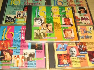 16 All Time Memories deel 6,7,8,9 en 10 ATM Holland 5 CD's beschikbaar voor biedingen