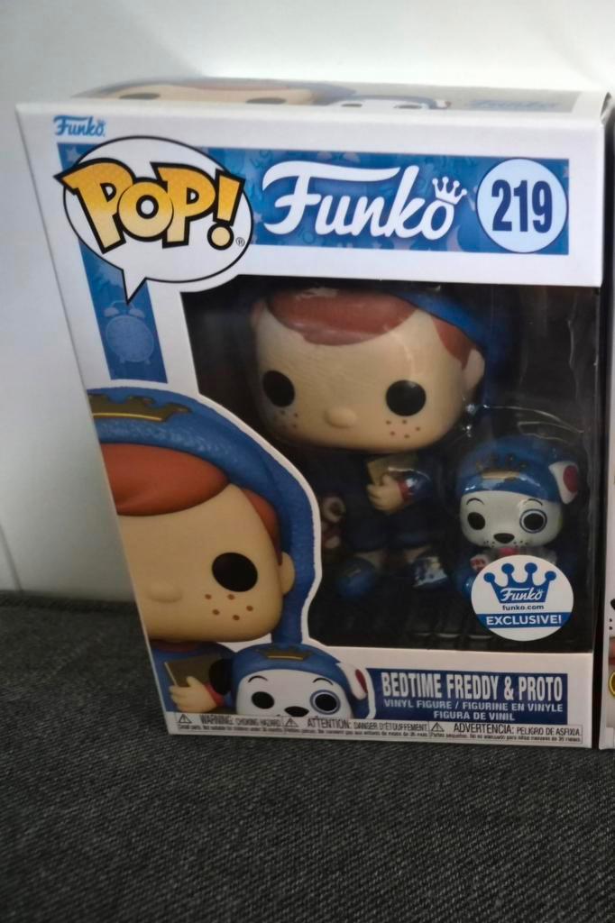 Funko Pop Freddy Funko & Proto Bedtime #219, Verzamelen, Poppetjes en Figuurtjes, Zo goed als nieuw, Verzenden