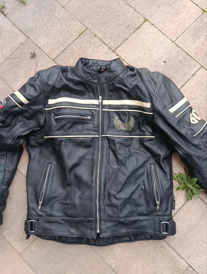 Sedici Vito Leren Motorjas - Klassiek & Veilig, Motoren, Kleding | Motorkleding, Ophalen of Verzenden