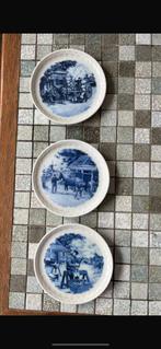 3 delftsblauwe tegeltjes, Antiek en Kunst, Antiek | Wandborden en Tegels, Ophalen of Verzenden