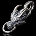 Draken kop hanger - 925 Zilver, Beyondthepaintingstudio@gmail.com, Nieuw, Zilver, Prins Bernhardstraat 104