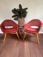Vintage Kuipstoelen - Opnieuw Bekleden, Antiek en Kunst, Ophalen