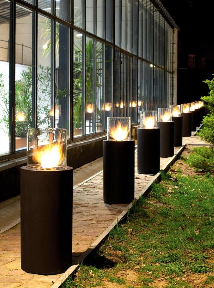 Herfststunt Planika bio-ethanol Terrasverwarmer type Totem, Tuin en Terras, Terrasverwarmers, Nieuw, Vloer, Waterbestendig, Ophalen of Verzenden