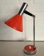 Aparte vintage oranje tafellamp van Stylux uit de jaren 70., Huis en Inrichting, Lampen | Tafellampen, Vintage, Ophalen of Verzenden