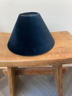 Super mooi zwart velours lampenkapje, Huis en Inrichting, Lampen | Lampenkappen, Zwart, Rond, Ophalen of Verzenden, Zo goed als nieuw