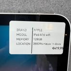 Ipad A16 | A3355 | 128GB | Wifi | nieuw in doos | 388394, 10 inch, Apple iPad, Nieuw, Ophalen of Verzenden