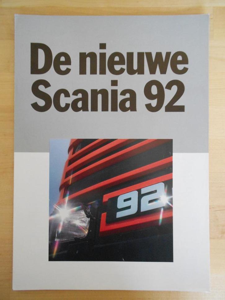Scania 92 Brochure 1984 – T92 G92 P92 R92, Boeken, Auto's | Folders en Tijdschriften, Zo goed als nieuw, Overige merken, Ophalen
