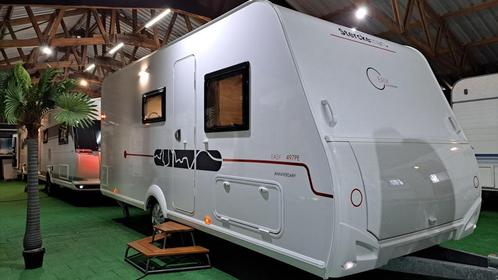 Sterckeman Easy 497 Anniversary 3 stapelbed/Nieuw!, Caravans en Kamperen, Caravans, Bedrijf, tot en met 6, 1000 - 1250 kg, Overige