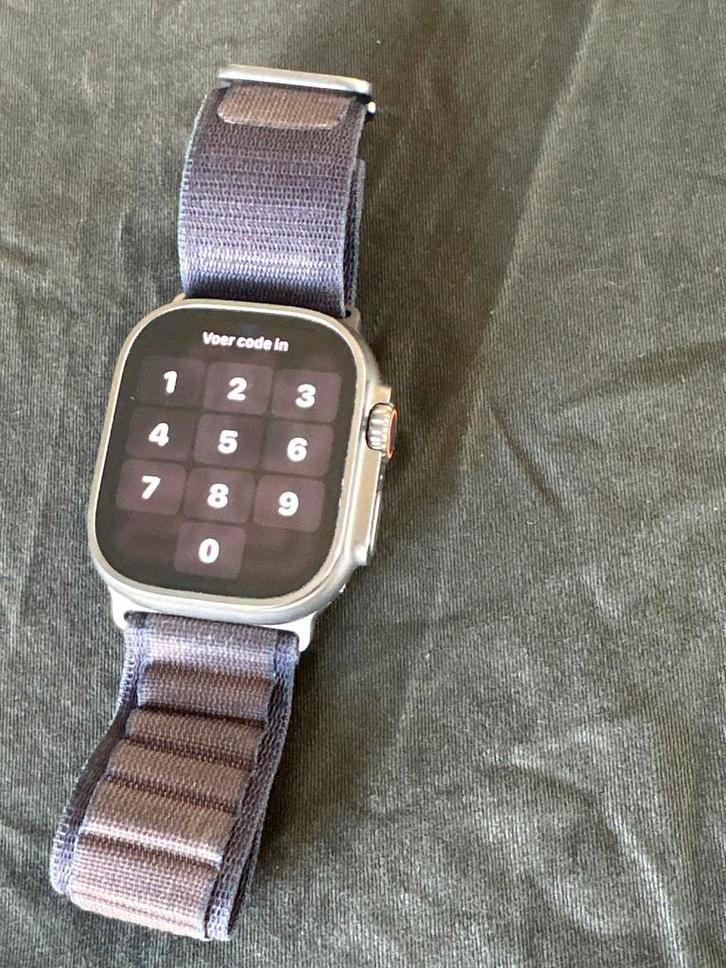 Apple Watch Ultra 2 - Topstaat!, Sieraden, Tassen en Uiterlijk, Smartwatches, Zo goed als nieuw, iOS, Zilver, Afstand, Waterdicht