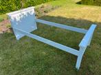 Mooi stevig wit massief bed inclusief lattenbodem 90 x 200, Huis en Inrichting, Ophalen, Gebruikt, 90 cm, Eenpersoons