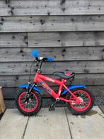 Spiderman fiets 12,5 inch zo goed als nieuw met zijwieltjes, Fietsen en Brommers, Fietsen | Kinderfietsjes, Ophalen of Verzenden