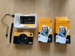 Kodak Mini Shot 2 Retro Geel + 5 Cartridges!, 10 Megapixel, Ophalen of Verzenden, Kodak, Compact