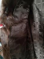 Mooie lange bontjas l xl, Ophalen of Verzenden, Zo goed als nieuw, Maat 46/48 (XL) of groter, Bruin