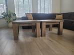 Salontafel set, Ophalen, Gebruikt, 50 tot 100 cm, Vierkant