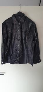 Blouse Zwart PU leer Maat M, Kleding | Dames, Blouses en Tunieken, Ophalen of Verzenden, Nieuw, Maat 38/40 (M), Zwart