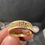 14 karaats gouden ring versace model nieuw, Sieraden, Tassen en Uiterlijk, Ringen, 20 of groter, Heer, Ophalen of Verzenden, Zo goed als nieuw