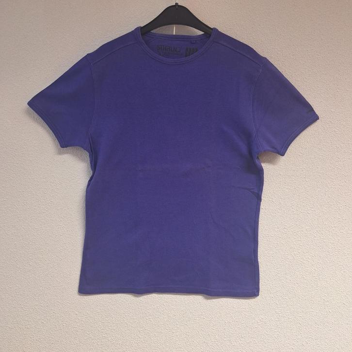 Heren shirt km, paars, L, Kleding | Heren, T-shirts, Gedragen, Maat 52/54 (L), Paars, Ophalen of Verzenden