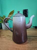 Bruin emaille koffiepot., Ophalen of Verzenden