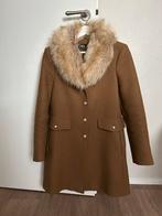 Mantel met Bontkraag - Zara XS, Bruin, Zara, Ophalen of Verzenden, Zo goed als nieuw