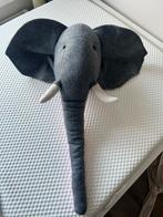 Grijze vilten olifant wanddecoratie merk Childwood, Ophalen of Verzenden, Zo goed als nieuw, Wanddecoratie